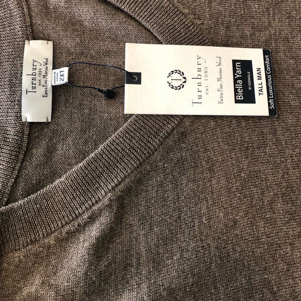 Turnburry Solid Vest. Light Brown. Soft Luxurious.
